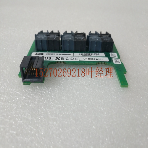 UFD203A101 3BHE019361R0101全系列调速控制器模块